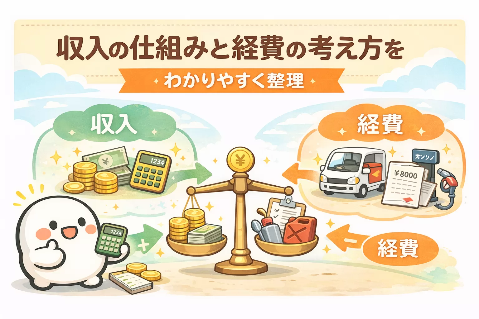 収入の仕組みと経費の考え方をわかりやすく整理