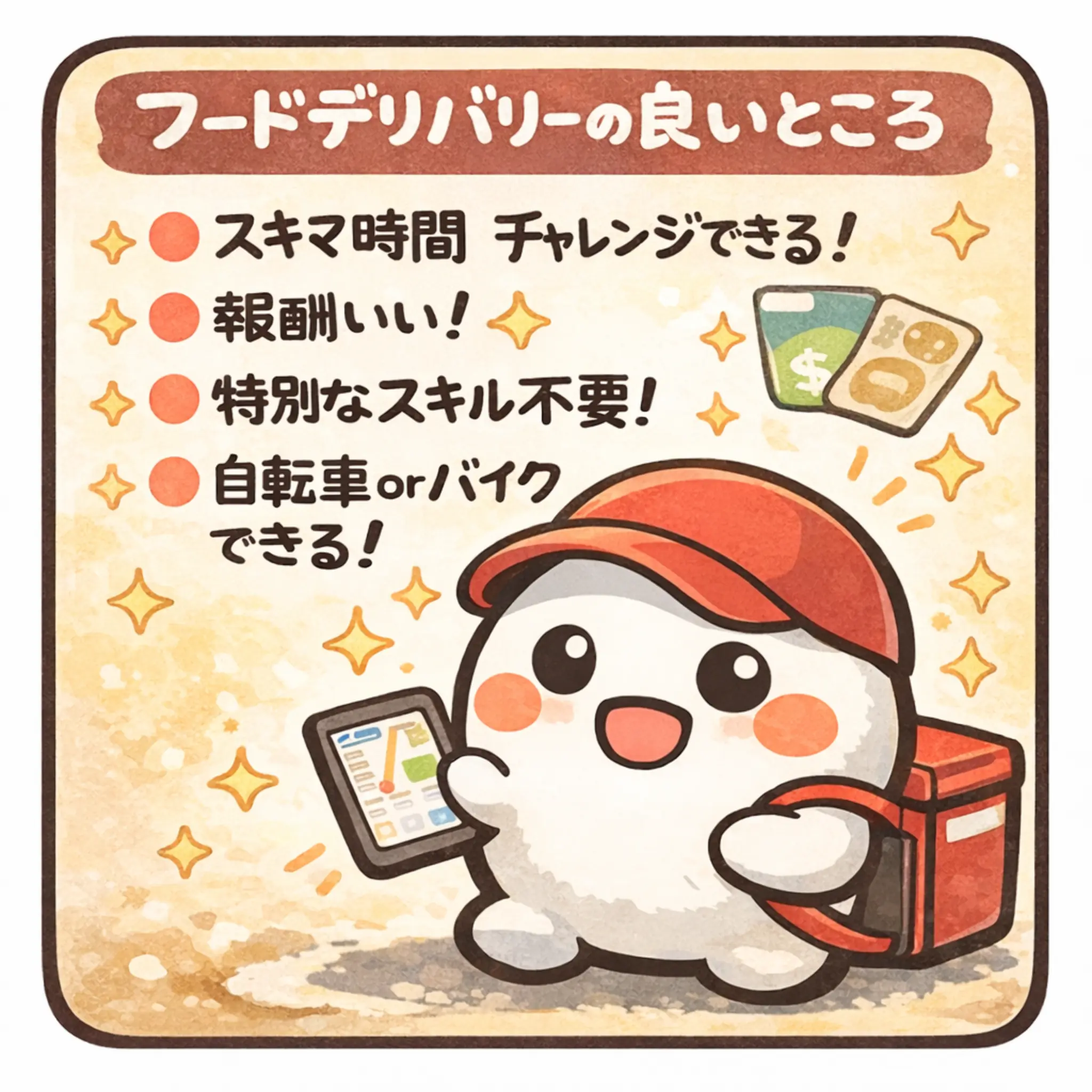 フードデリバリー 4コマ 2