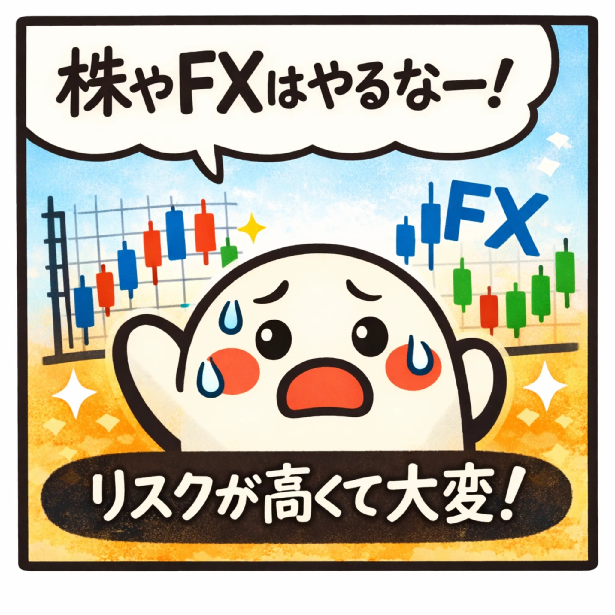 資産管理 4コマ 1